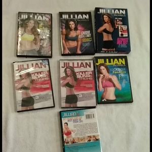 Jillian Michaels lot of 9 dvd workouts